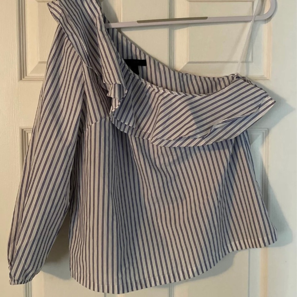 NWT JCrew one shoulder long sleeve